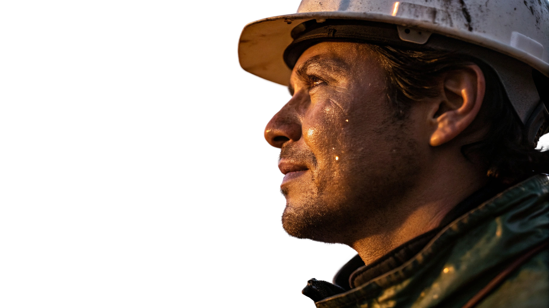Worker in hard hat